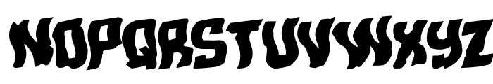 Monster Hunter Warped Rotalic Font UPPERCASE