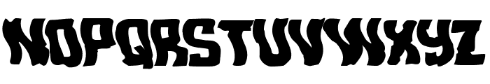 Monster Hunter Warped Font UPPERCASE