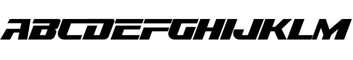 Monster Racing Font UPPERCASE