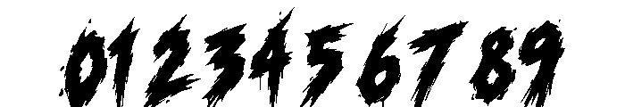 Monster Rocker - Personal Use Font OTHER CHARS