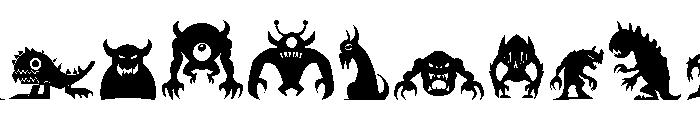 Monster South LLC ST Font LOWERCASE