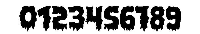 Monster of the Swamp Font OTHER CHARS