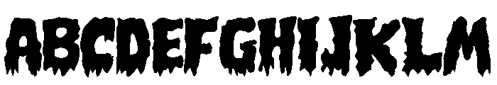 Monster of the Swamp Font UPPERCASE