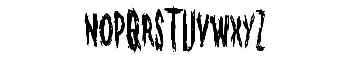 Monsterama Condensed Font UPPERCASE