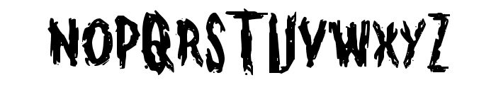 Monsterama Expanded Font UPPERCASE