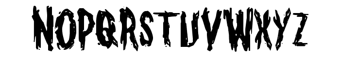 Monsterama Expanded Font LOWERCASE