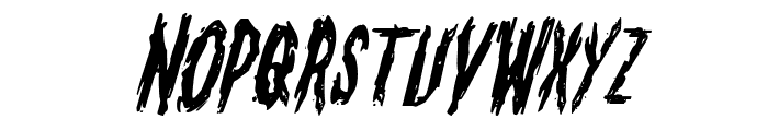 Monsterama Italic Font LOWERCASE
