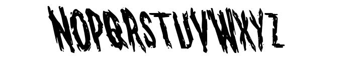 Monsterama Leftalic Font LOWERCASE