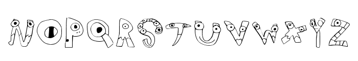 Monsterfont Regular Font UPPERCASE