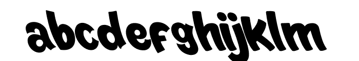 Monsterize Oblique Font LOWERCASE