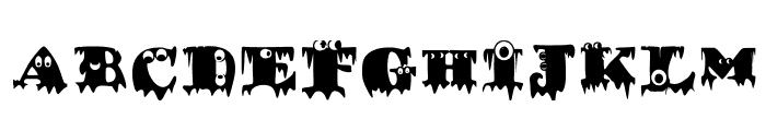 Monstors Regular Font UPPERCASE