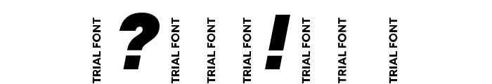 Mont Blanc-Trial Black Italic Font OTHER CHARS