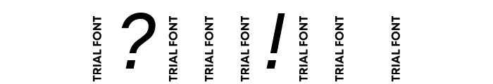 Mont Blanc-Trial Regular Italic Font OTHER CHARS