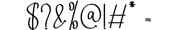 Montana2 Font OTHER CHARS