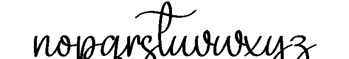Montana2 Font LOWERCASE