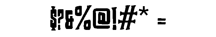 Montaplay Demo Regular Font OTHER CHARS