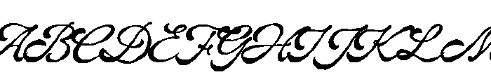 Montella Cracken Font UPPERCASE