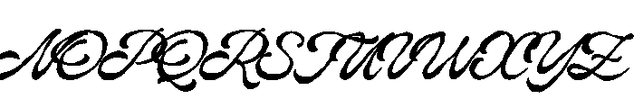 Montella Cracken Font UPPERCASE