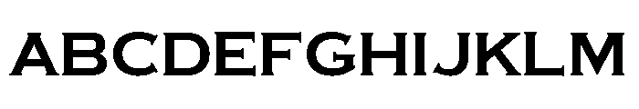 Montenegrin Gothic One Regular Font UPPERCASE