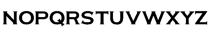 Montenegrin Gothic One Regular Font UPPERCASE