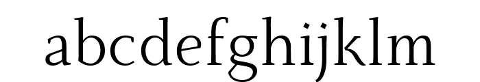 Monterchi Serif Trial Book Font LOWERCASE