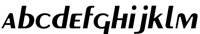 MontereyFLF-BoldItalic Font LOWERCASE