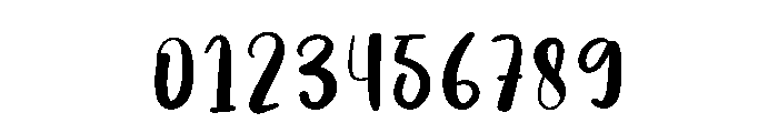 Monthly Font OTHER CHARS