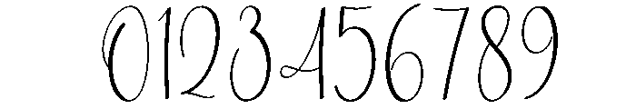 Monthly1 Font OTHER CHARS