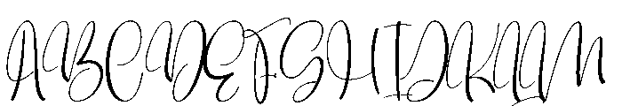 Monthly1 Font UPPERCASE