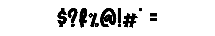 Months Summer Font OTHER CHARS
