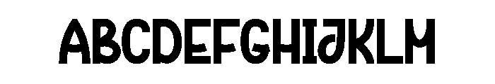 Months Summer Font UPPERCASE