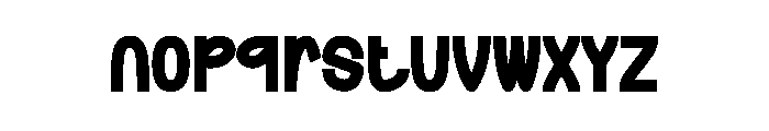 Months Summer Font LOWERCASE