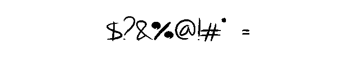 Montiss Font OTHER CHARS