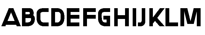 Montsalvat Black Regular Font UPPERCASE