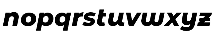 Montserrat Alternates ExtraBold Italic Font LOWERCASE