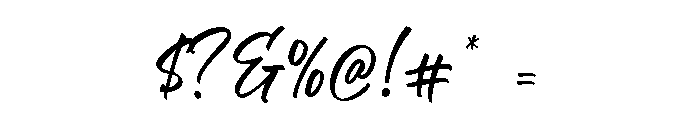 Monttee Font OTHER CHARS