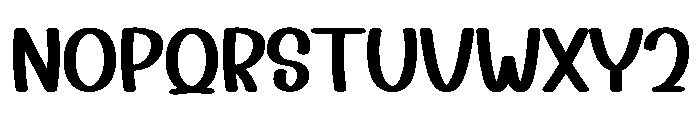 Mood Booster Font LOWERCASE