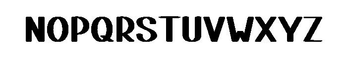 Mood Today Font UPPERCASE