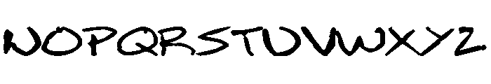Moodica Font UPPERCASE