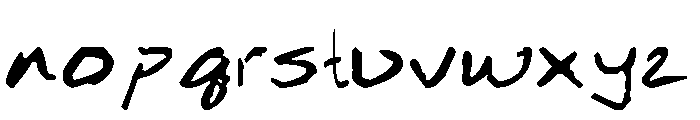 Moodica Font LOWERCASE