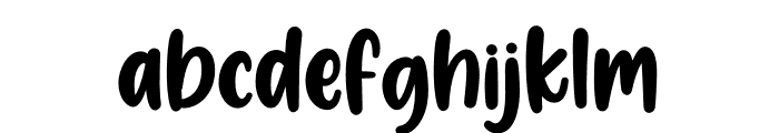 Moody Babe Font LOWERCASE