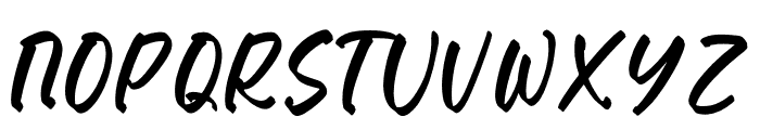 Moody Font UPPERCASE
