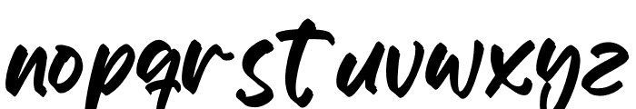 Moody Font LOWERCASE