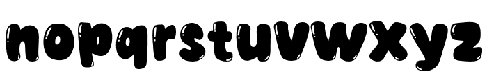 Moofu Burst Font LOWERCASE