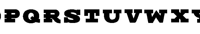 Moogalator Filler Font UPPERCASE