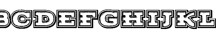 Moogalator Font UPPERCASE
