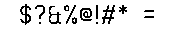MoonGloss Display Medium Font OTHER CHARS