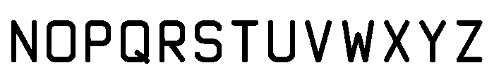 MoonGloss Display Thick Font LOWERCASE