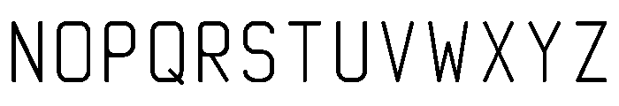 MoonGloss Display Thin Font UPPERCASE