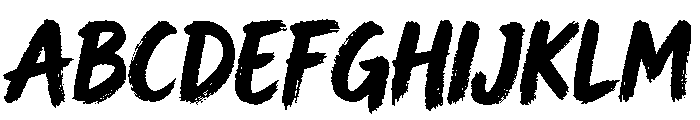 Moonbrush Personal Use Only Reg Font UPPERCASE